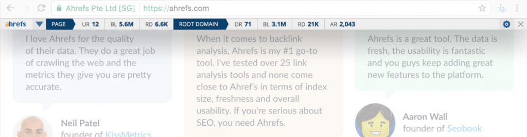 DR Ahrefs