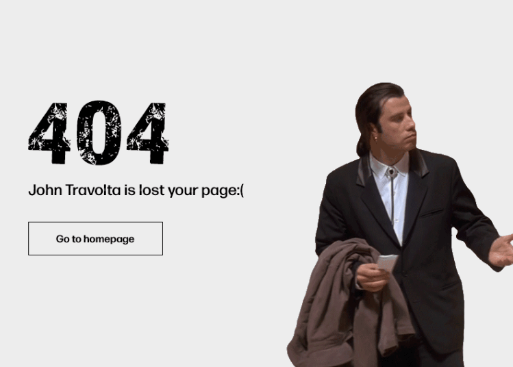 Пример 404 страницы